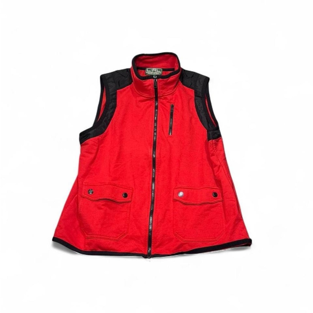 Lauren Active Ralph Lauren red and black vest